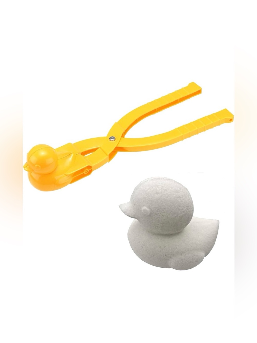 Yellow Duck Snowball Maker Mold Tongs